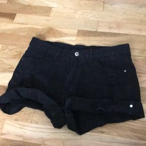 Black ROMWE shorts